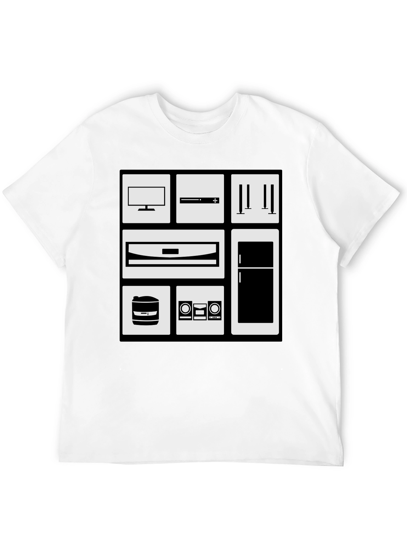 Appliance Icon Black Graphic Tee