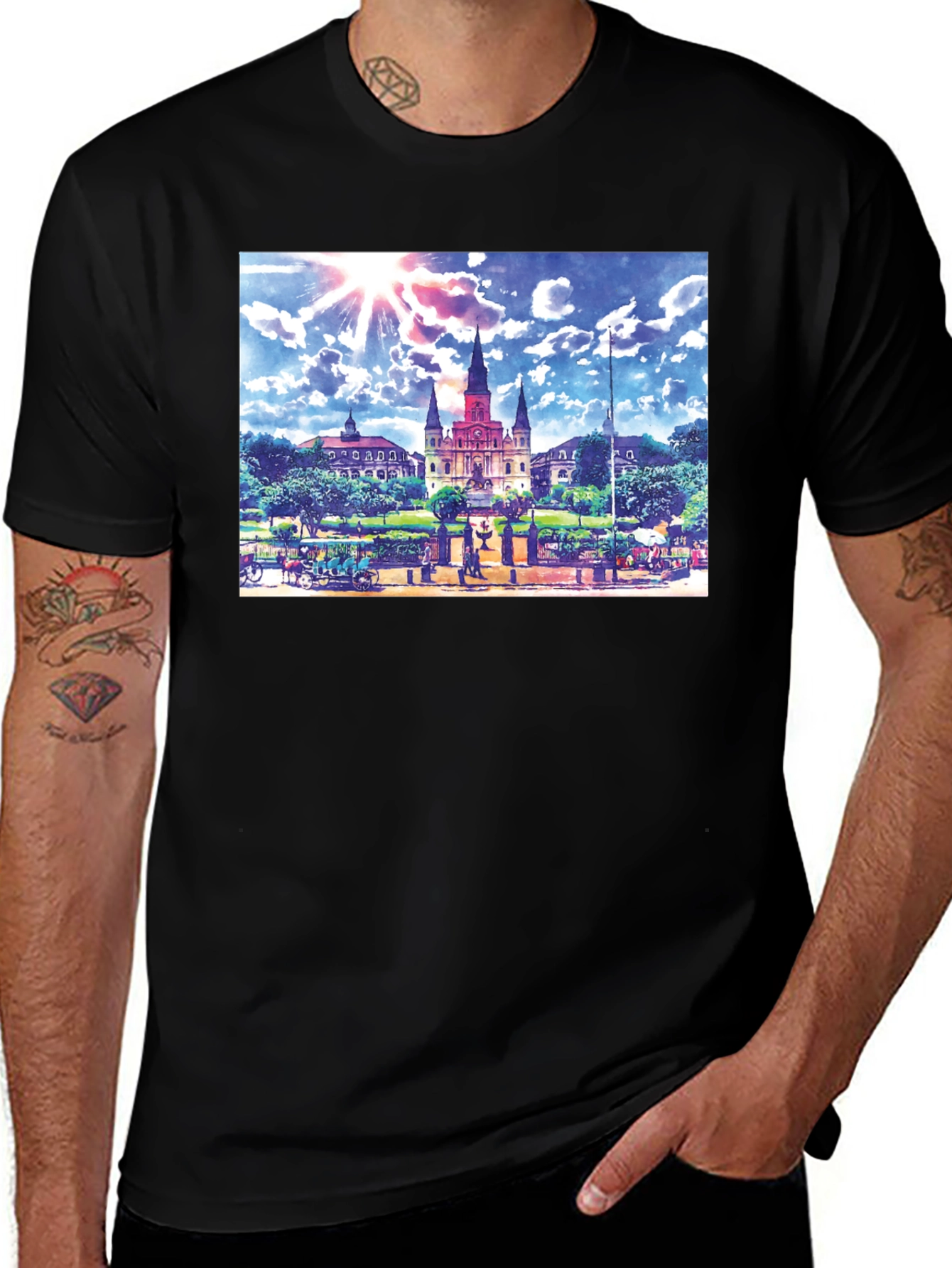 St. Louis Cathedral T-Shirt - New Orleans Tee