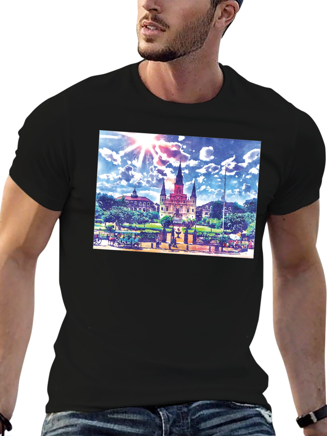 St. Louis Cathedral T-Shirt - New Orleans Tee
