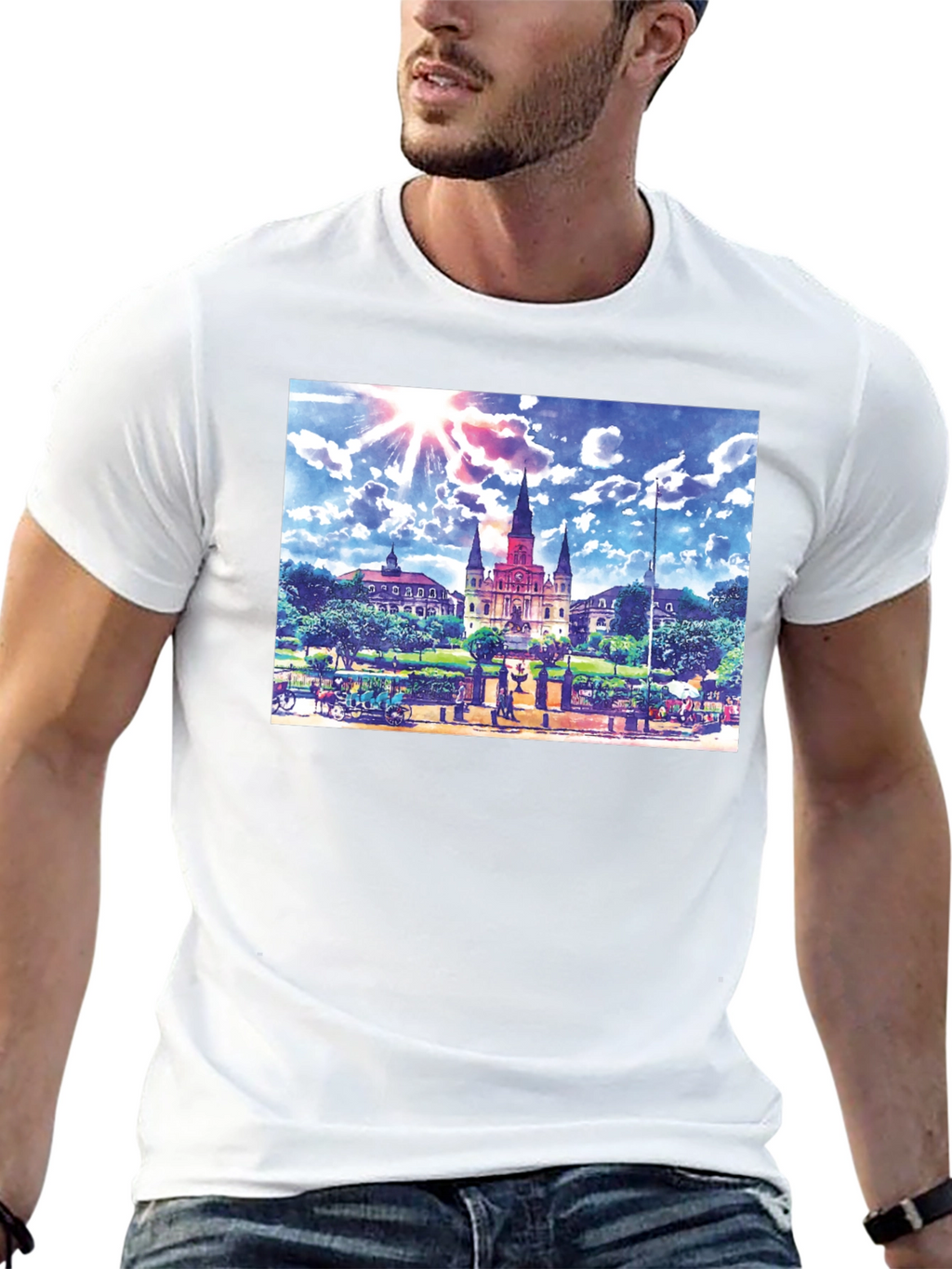 St. Louis Cathedral T-Shirt - New Orleans Tee