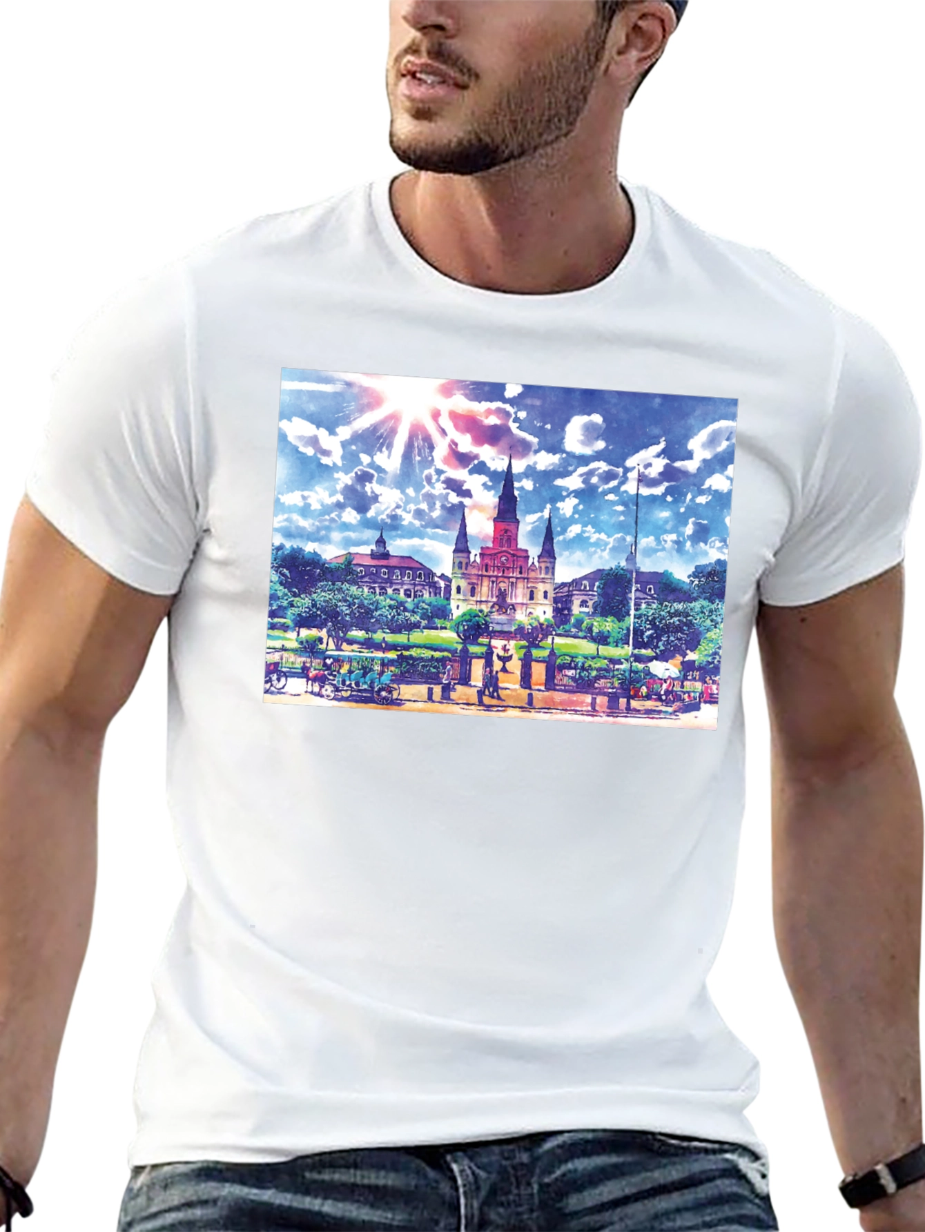 St. Louis Cathedral T-Shirt - New Orleans Tee