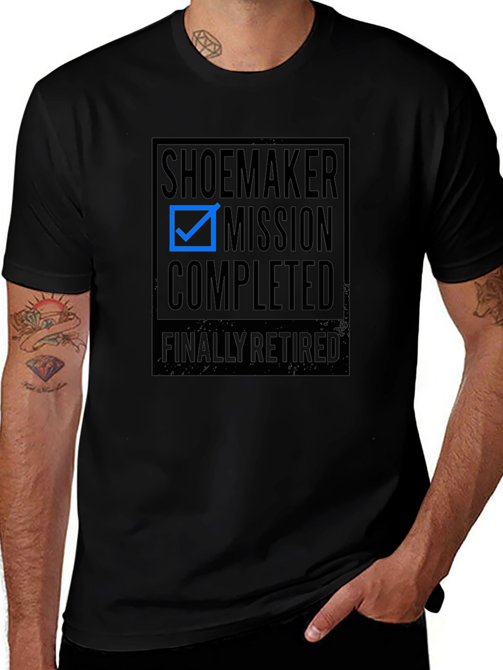 Shoemaker Mission Completed Retired T-Shirt