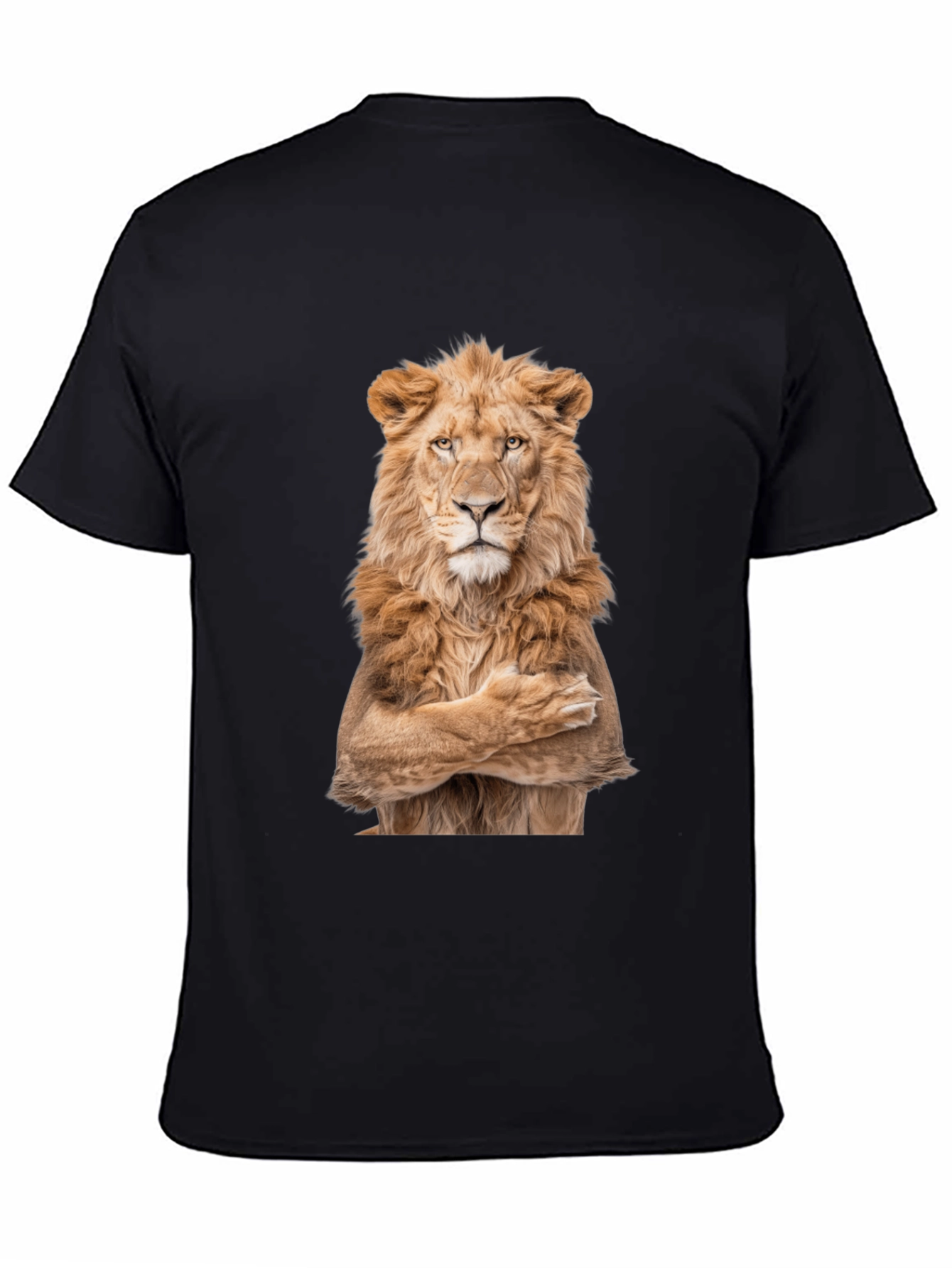 Lion Crossed Arms Graphic Tee