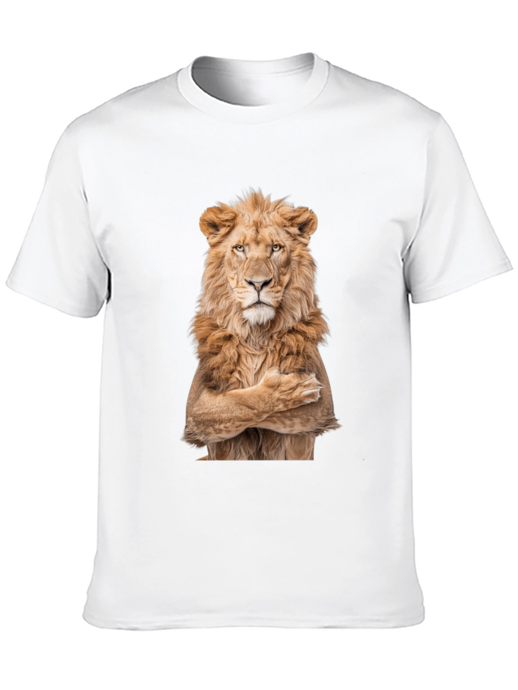 Lion Crossed Arms Graphic Tee