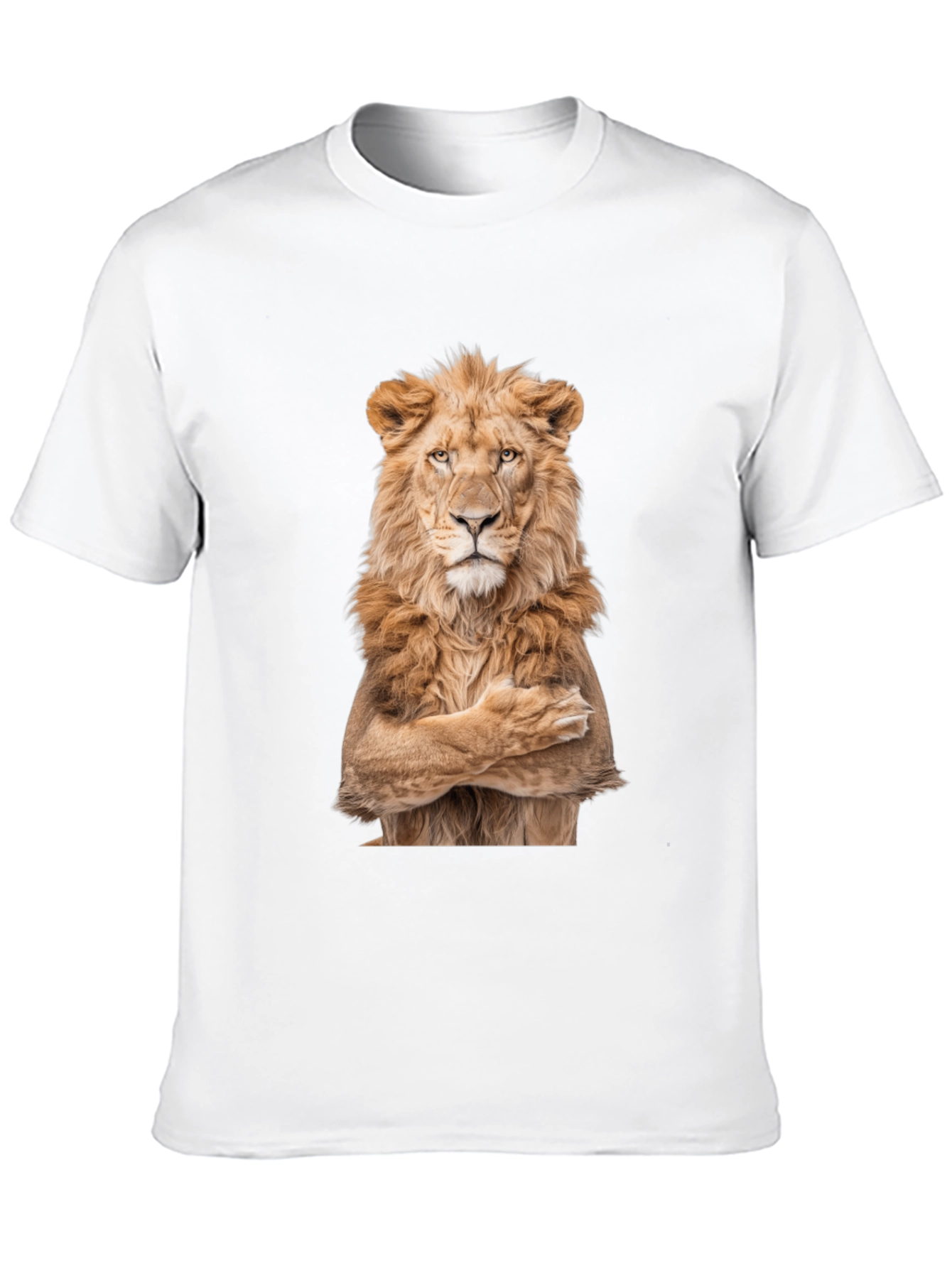 Lion Crossed Arms Graphic Tee