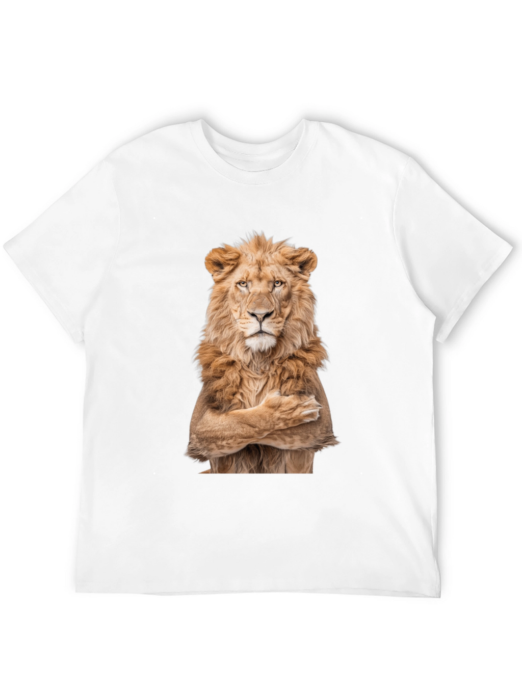 Lion Crossed Arms Graphic Tee