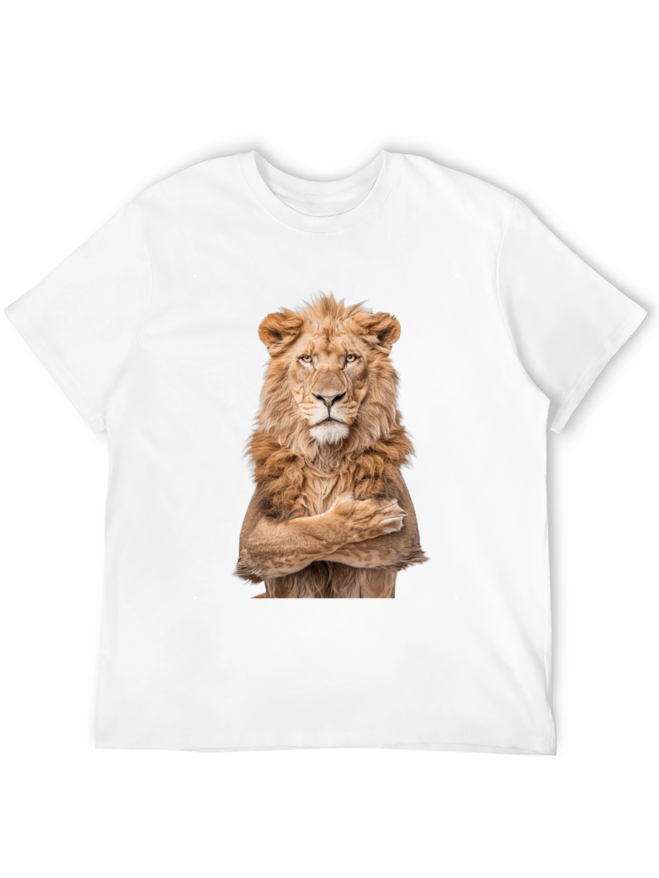 Lion Crossed Arms Graphic Tee