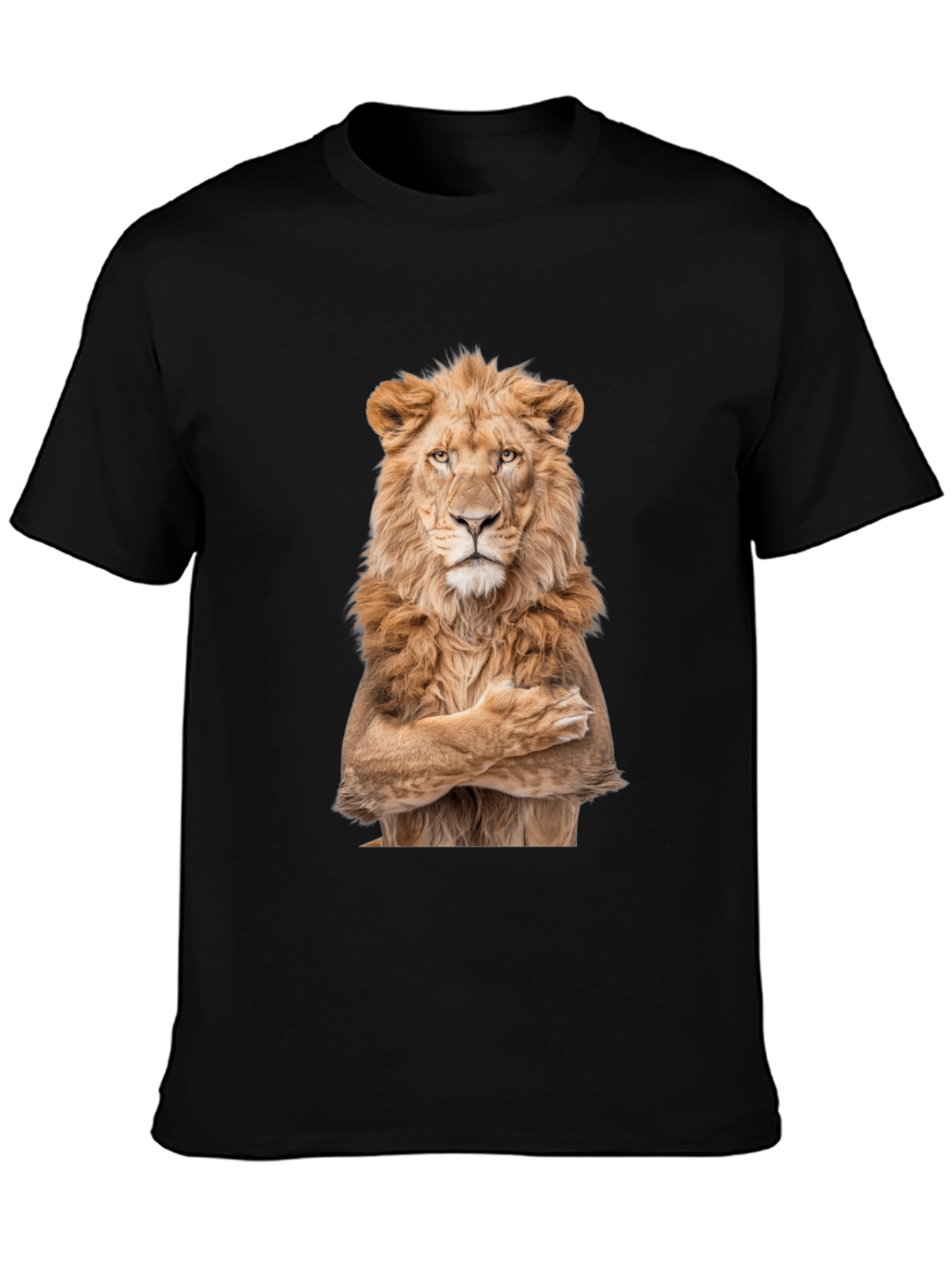 Lion Crossed Arms Graphic Tee