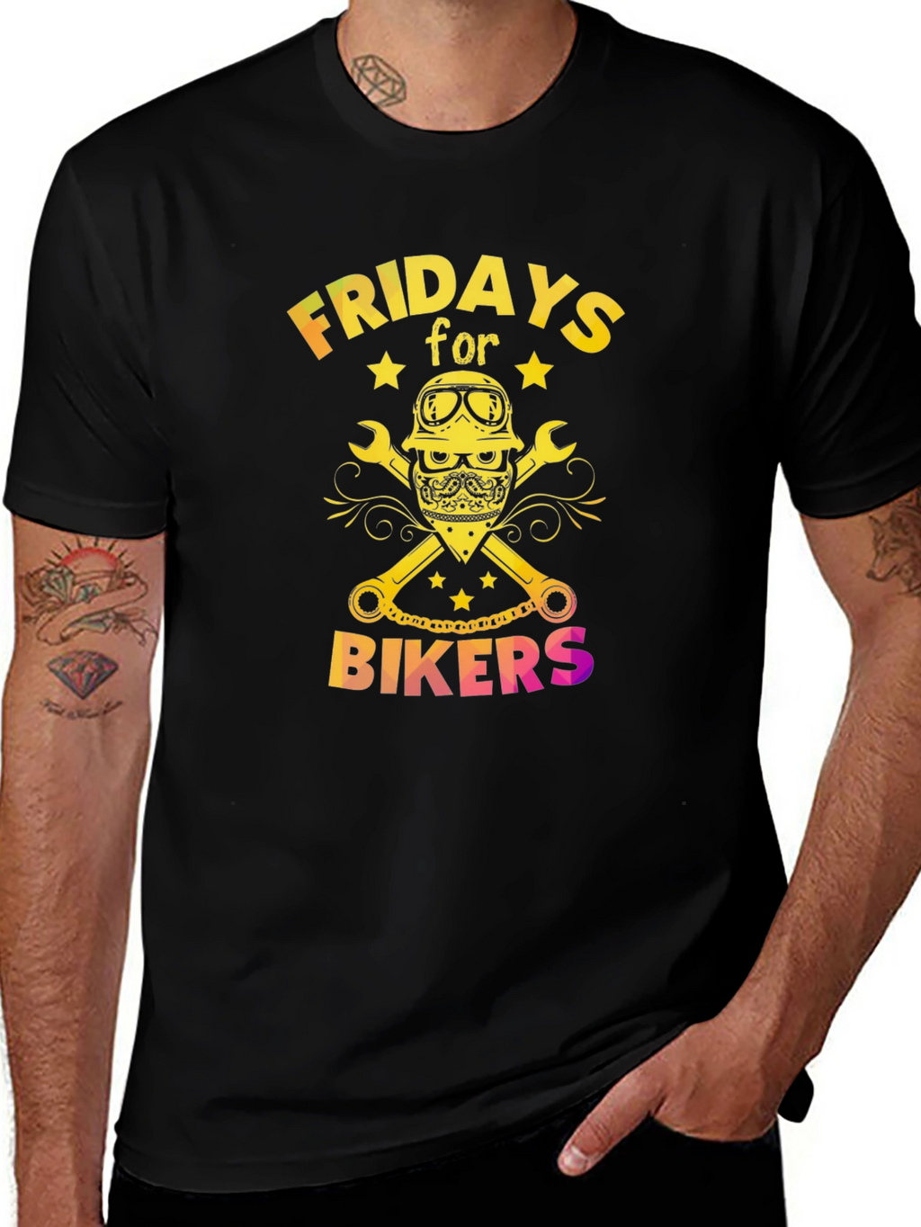 Fridays for Bikers Graphic Tee