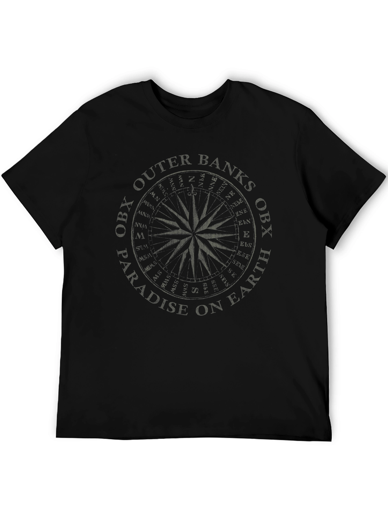 Outer Banks OBX Paradise Compass Graphic T-Shirt