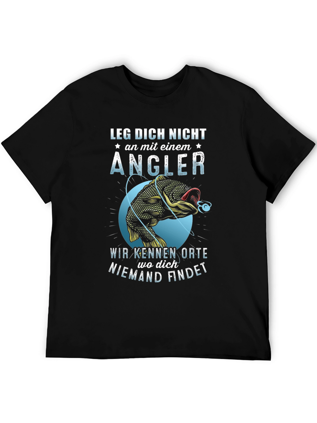 Funny Fishing T-Shirt - Angler Design