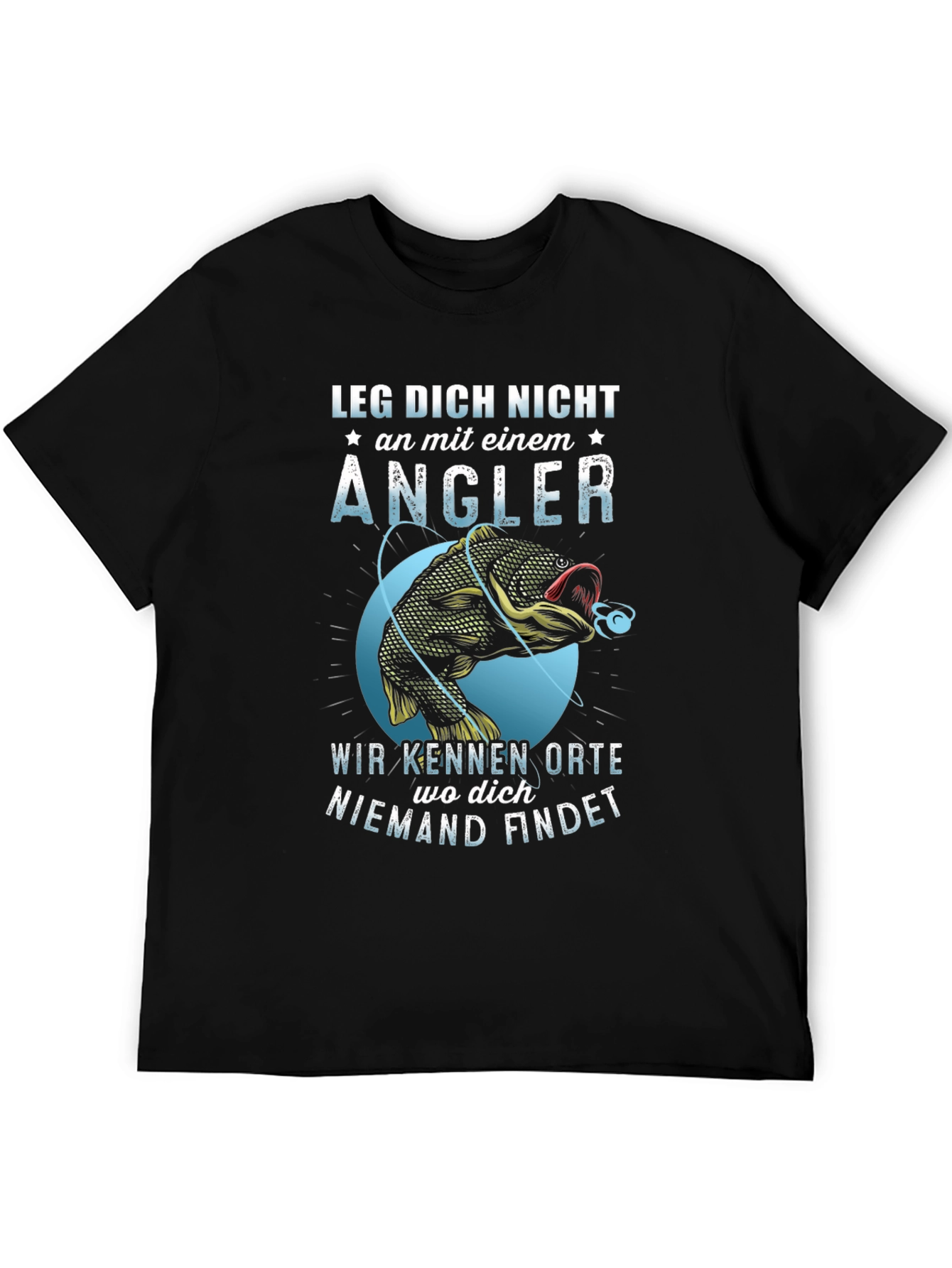 Funny Fishing T-Shirt - Angler Design