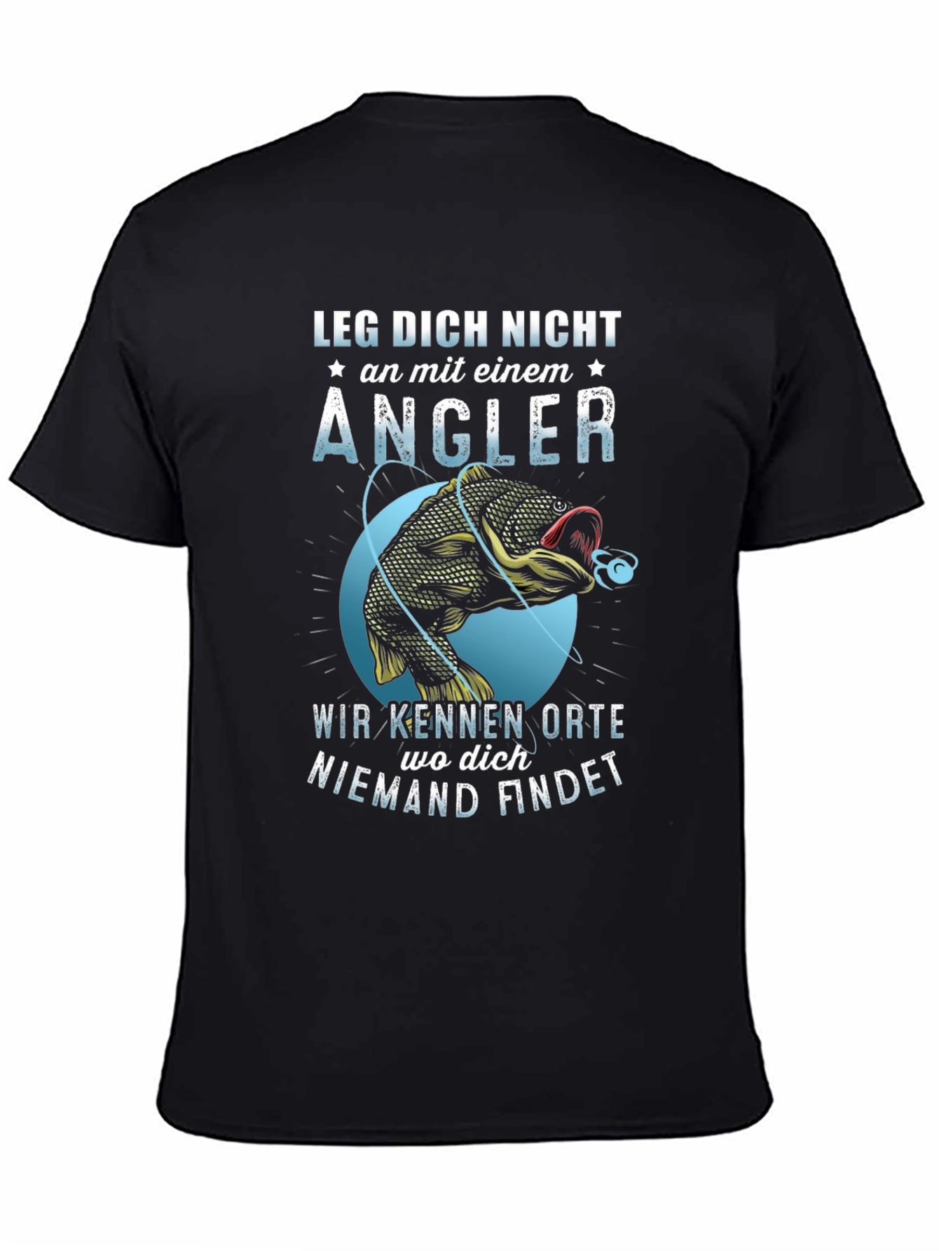 Funny Fishing T-Shirt - Angler Design