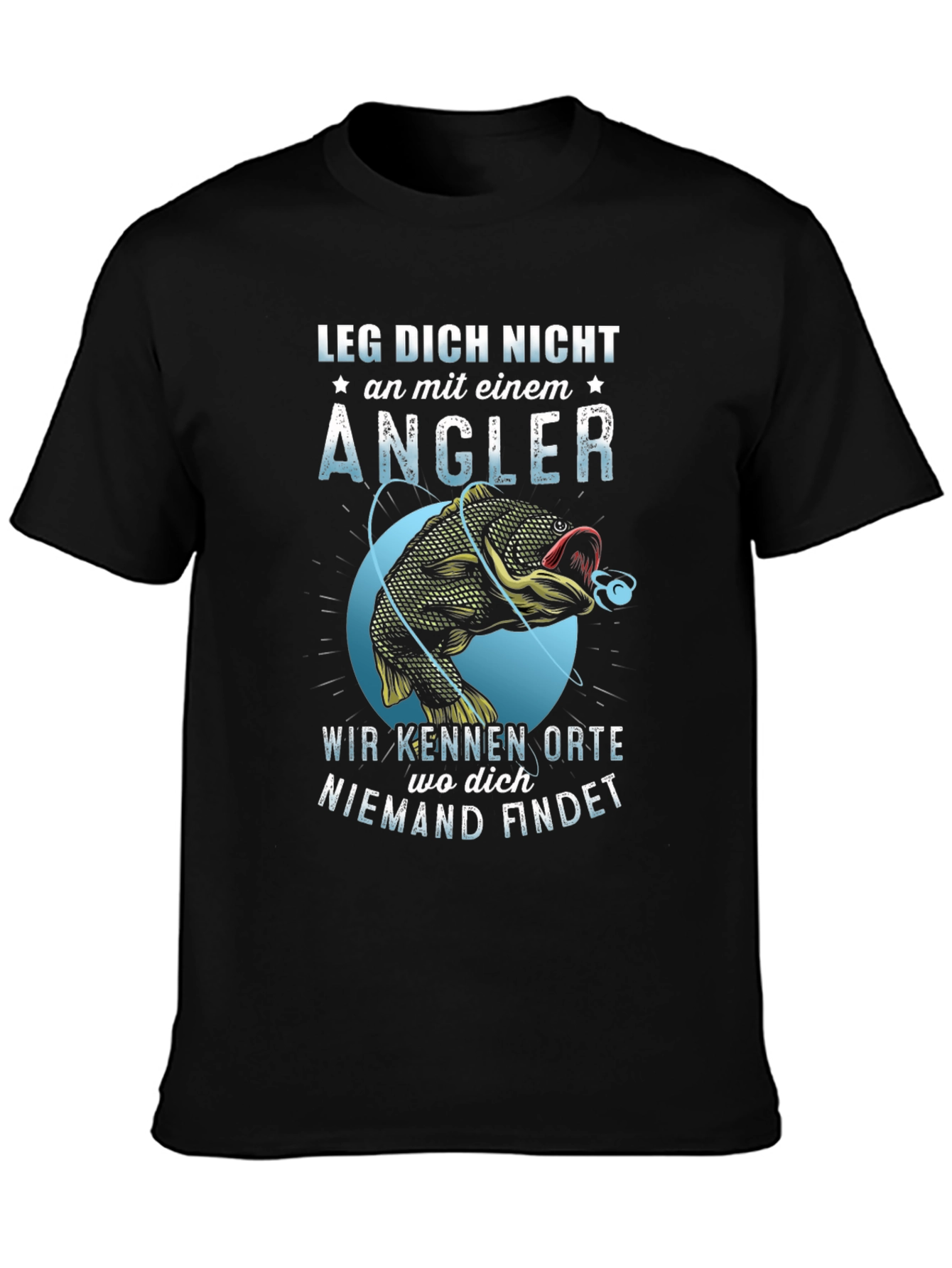Funny Fishing T-Shirt - Angler Design