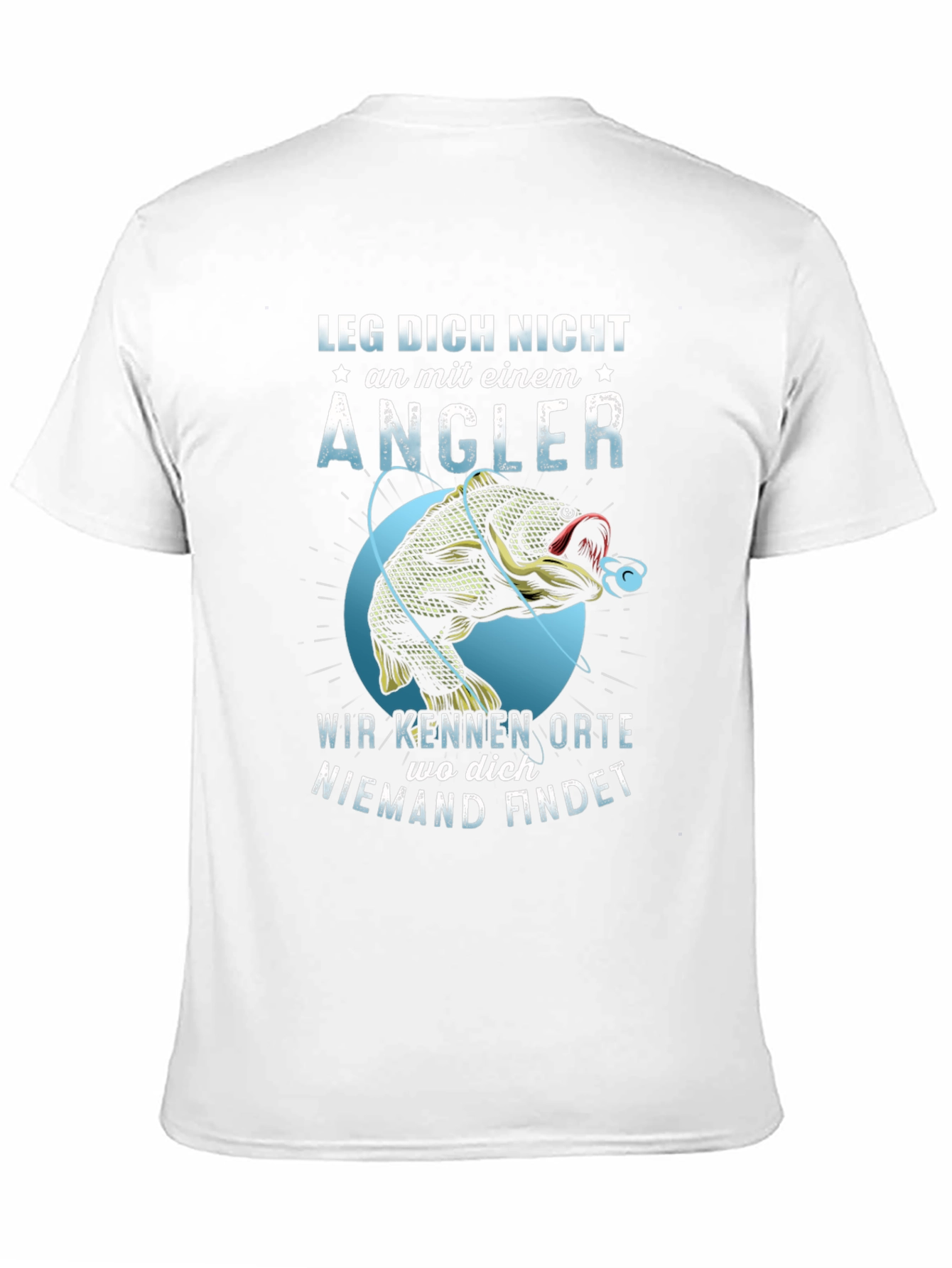 Funny Fishing T-Shirt - Angler Design