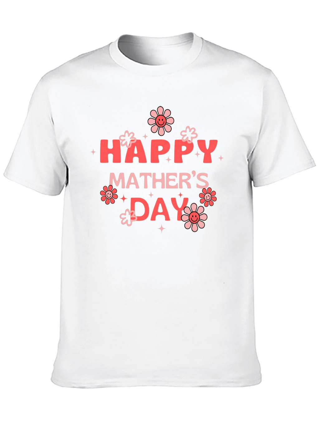 Happy Mothers Day Black T-Shirt