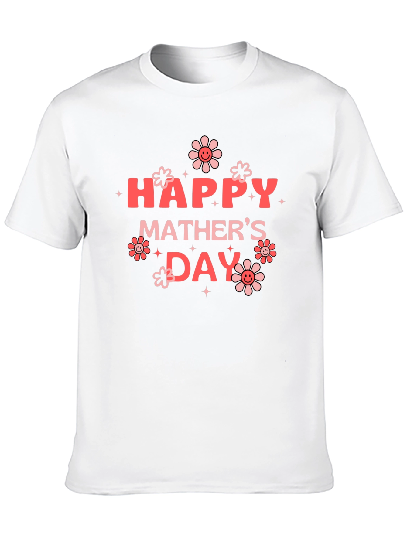 Happy Mothers Day Black T-Shirt