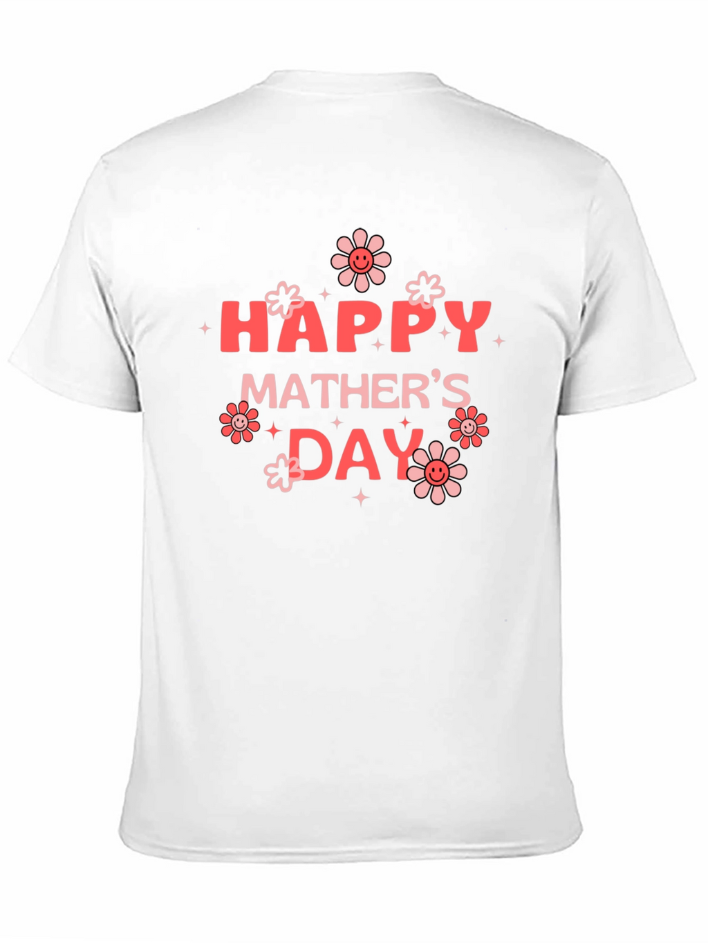 Happy Mothers Day Black T-Shirt