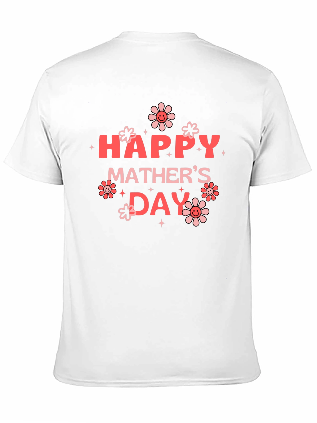 Happy Mothers Day Black T-Shirt