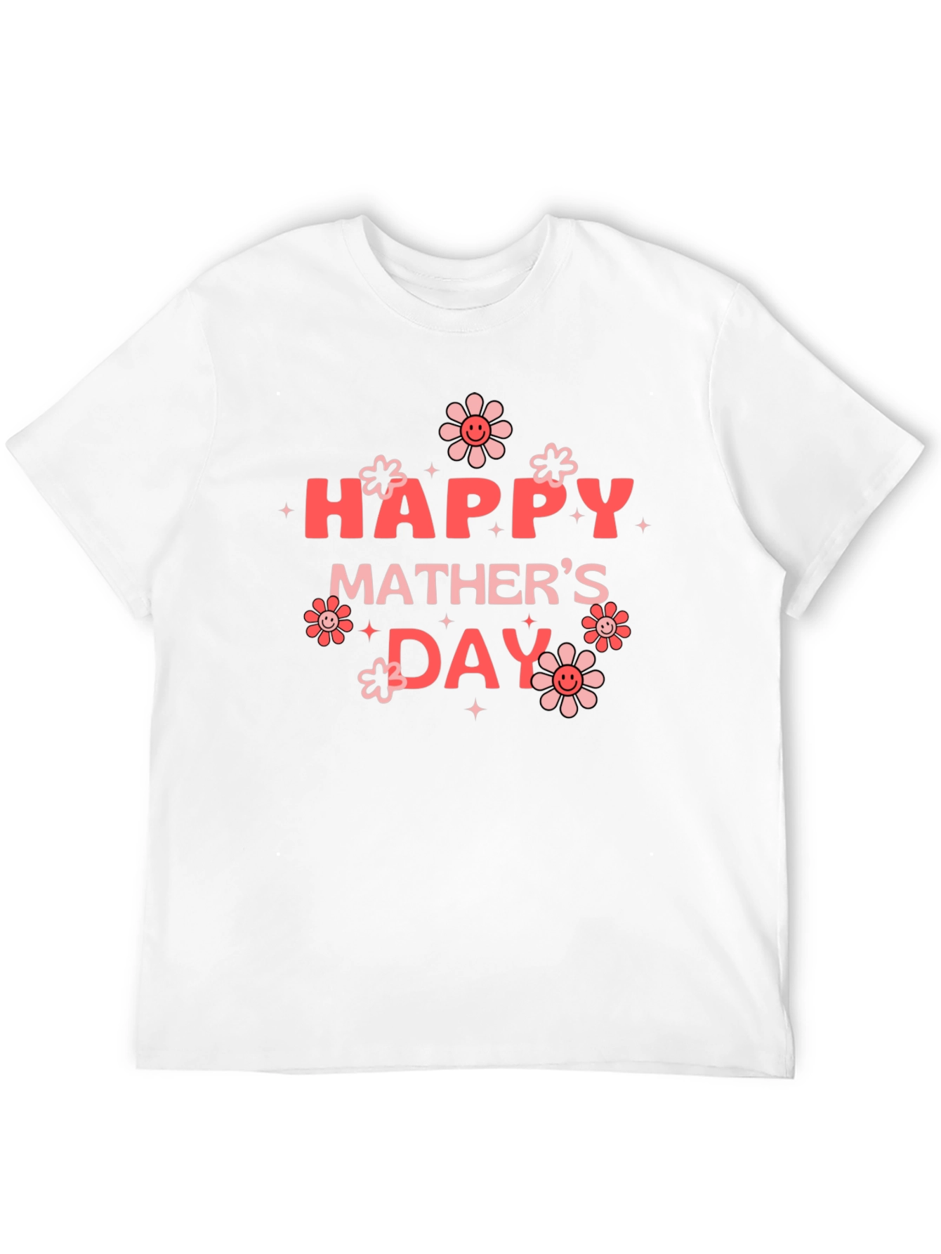 Happy Mothers Day Black T-Shirt