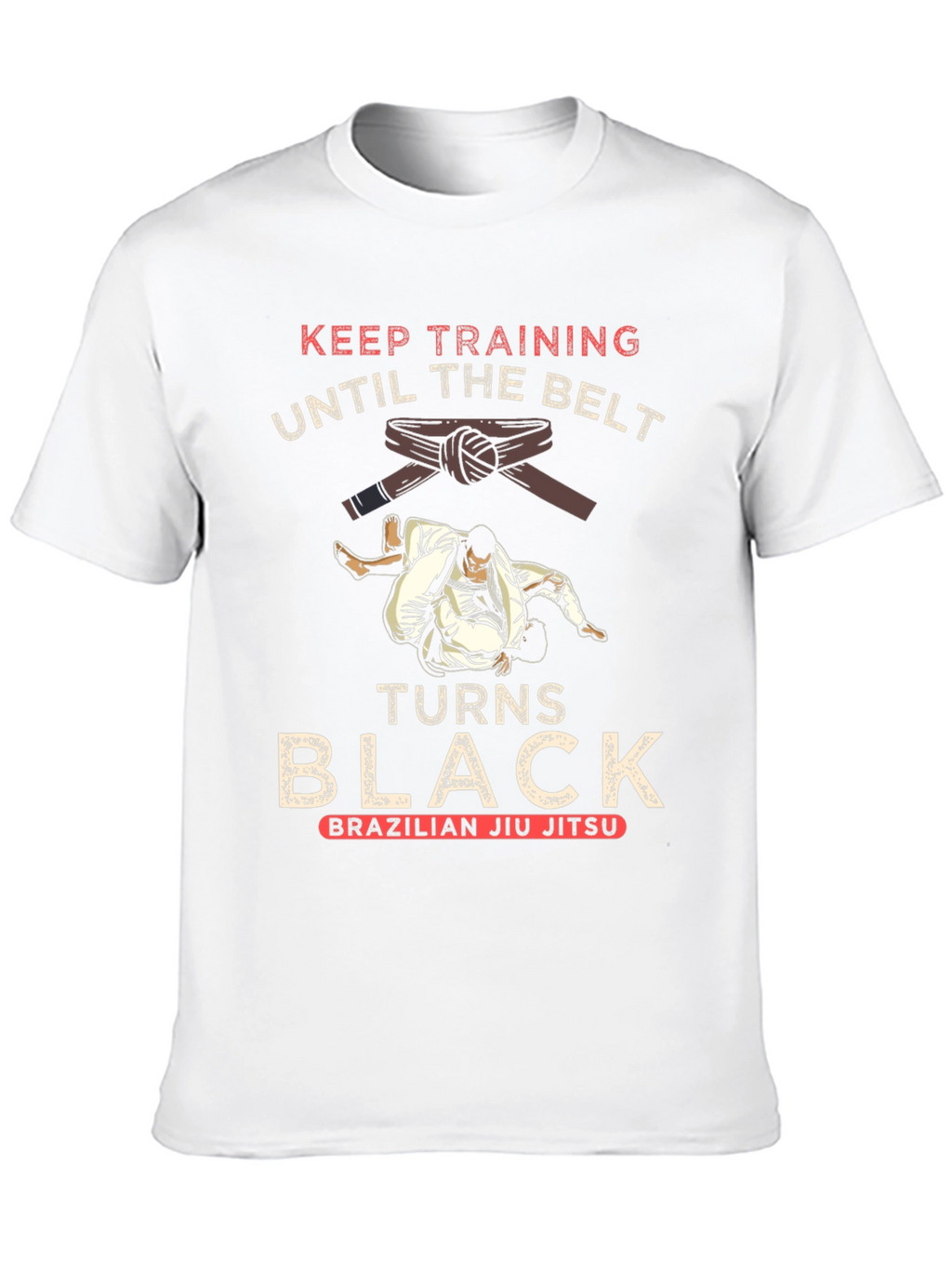 BJJ Training Black T-Shirt