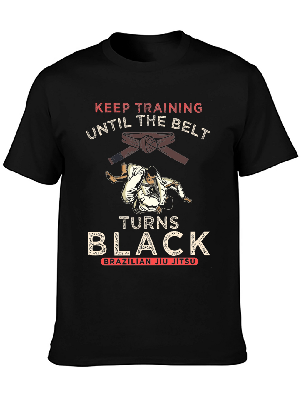 BJJ Training Black T-Shirt