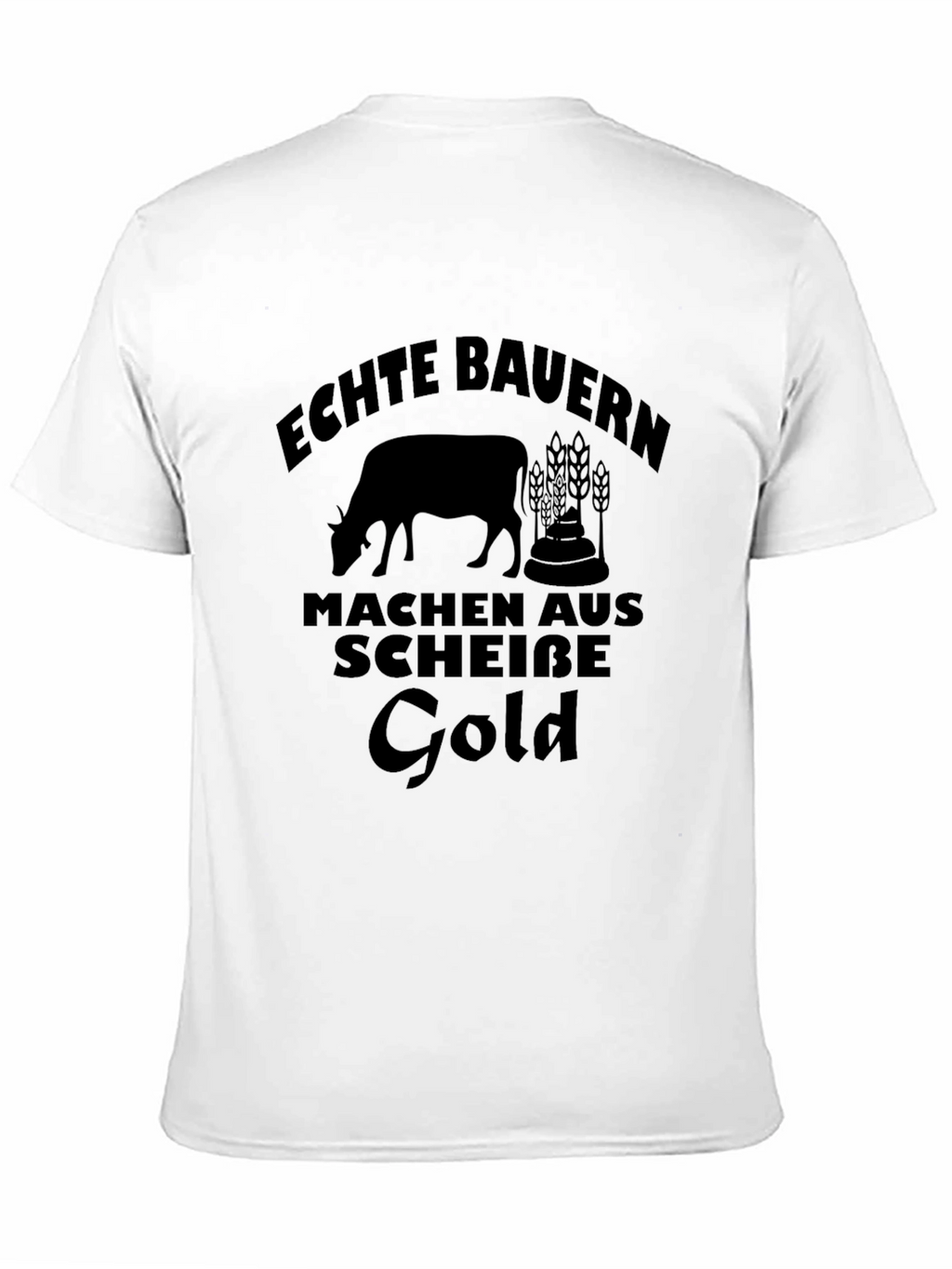 Echte Bauern Make Gold T-Shirt - Black Graphic Tee
