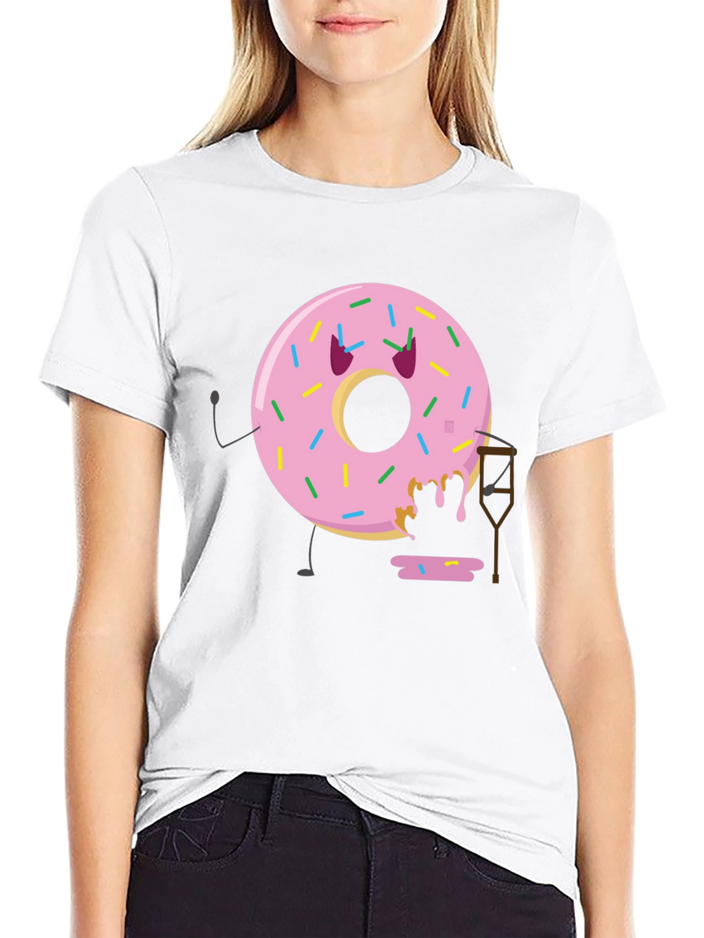 Funny Injured Donut T-Shirt