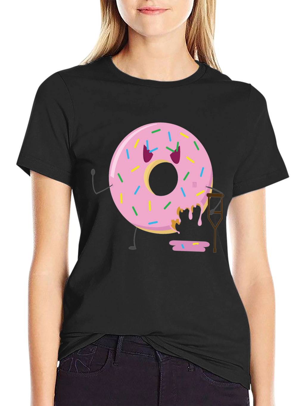 Funny Injured Donut T-Shirt
