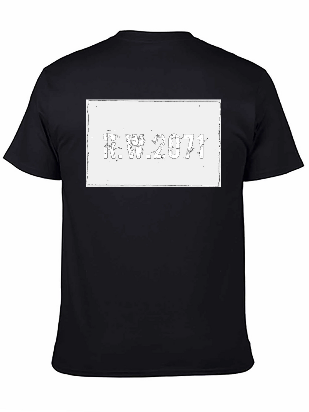 R.W. 2071 Graphic Tee - Distressed Print