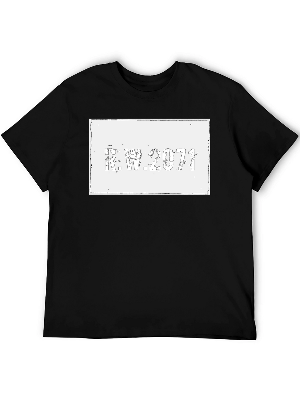 R.W. 2071 Graphic Tee - Distressed Print