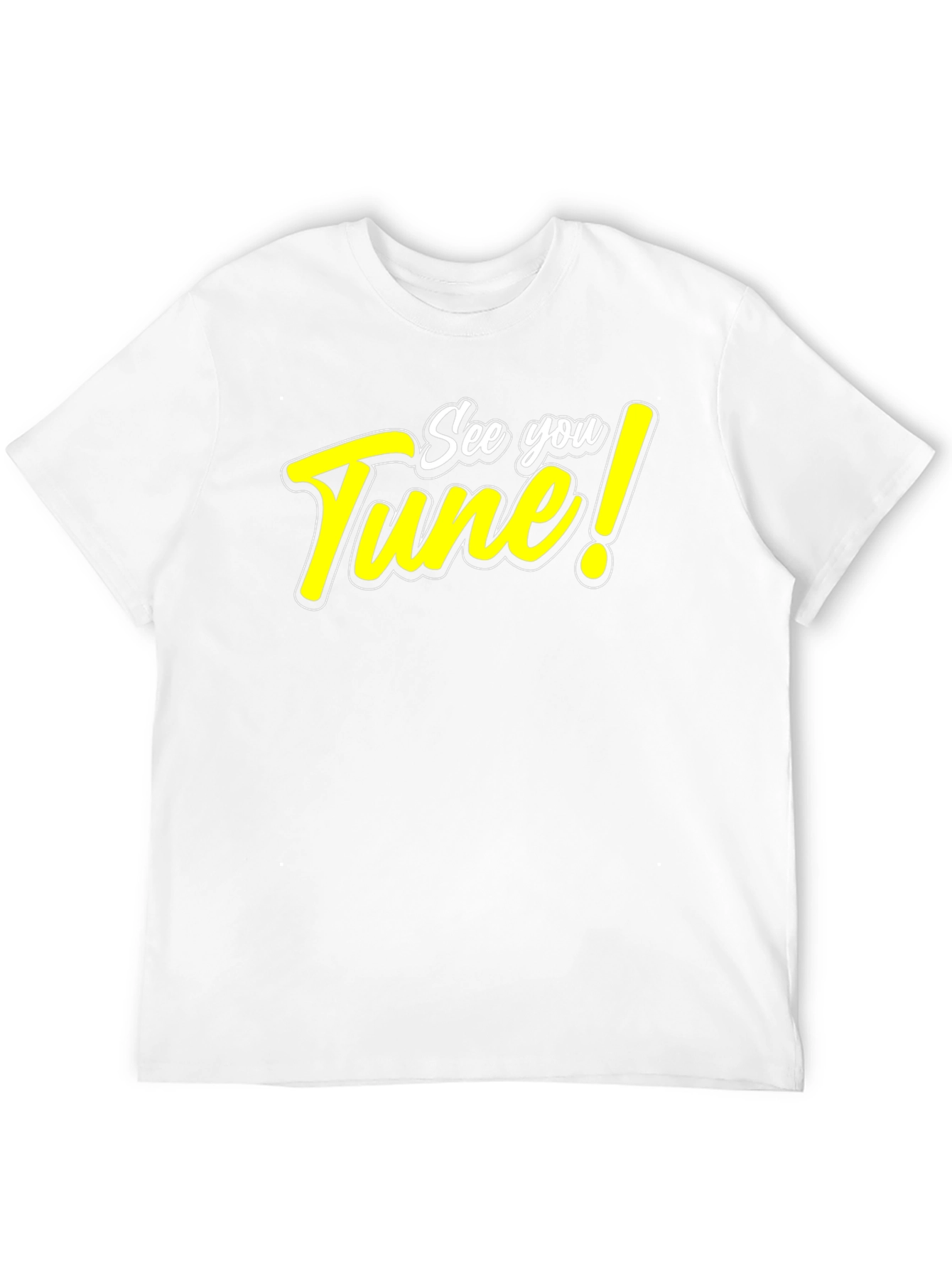 See You Tune! Black Graphic T-Shirt
