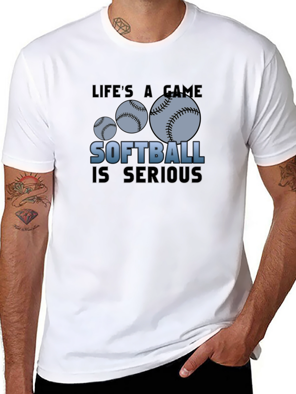 Softball is Serious Graphic Tee