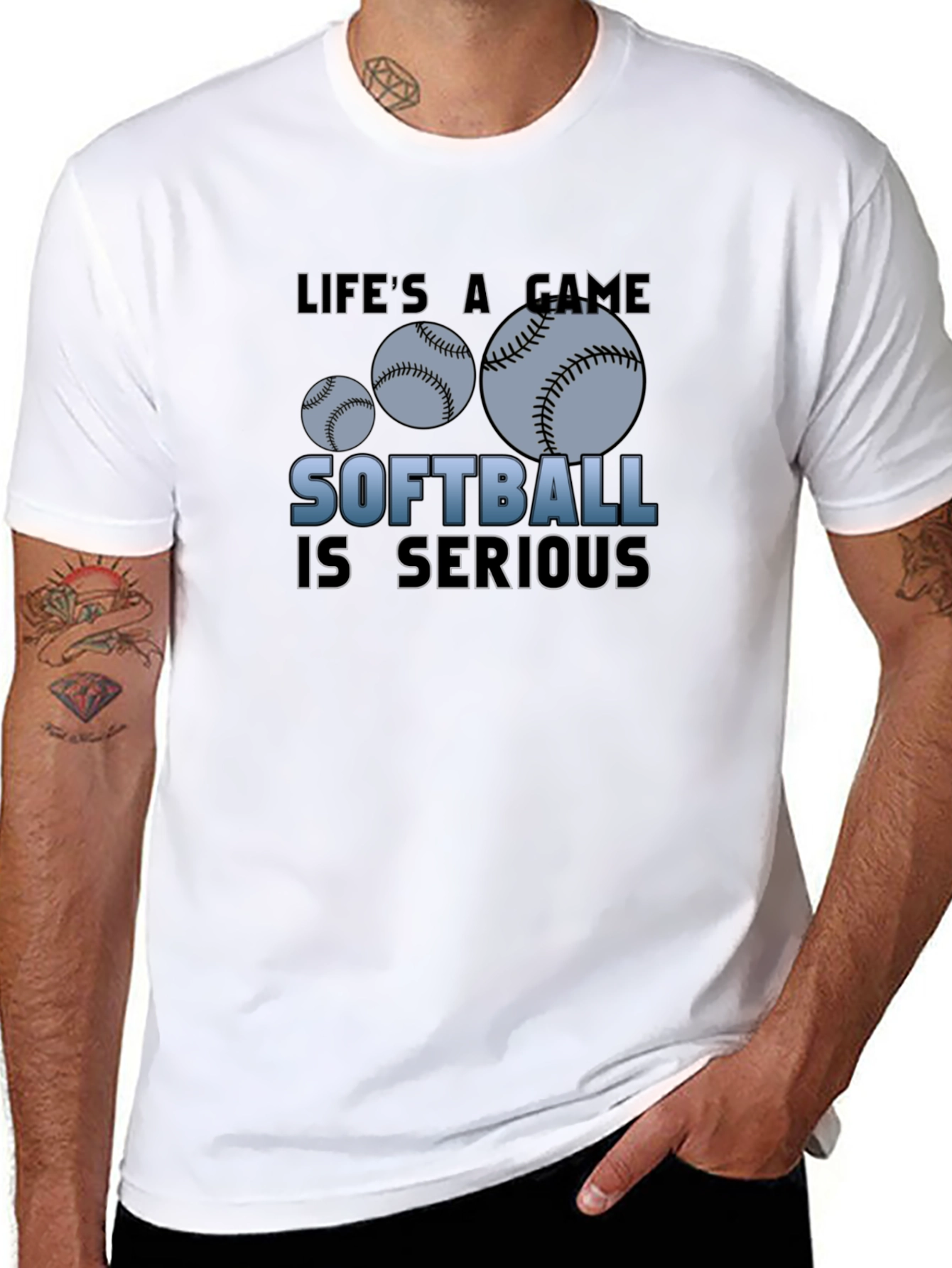 Softball is Serious Graphic Tee