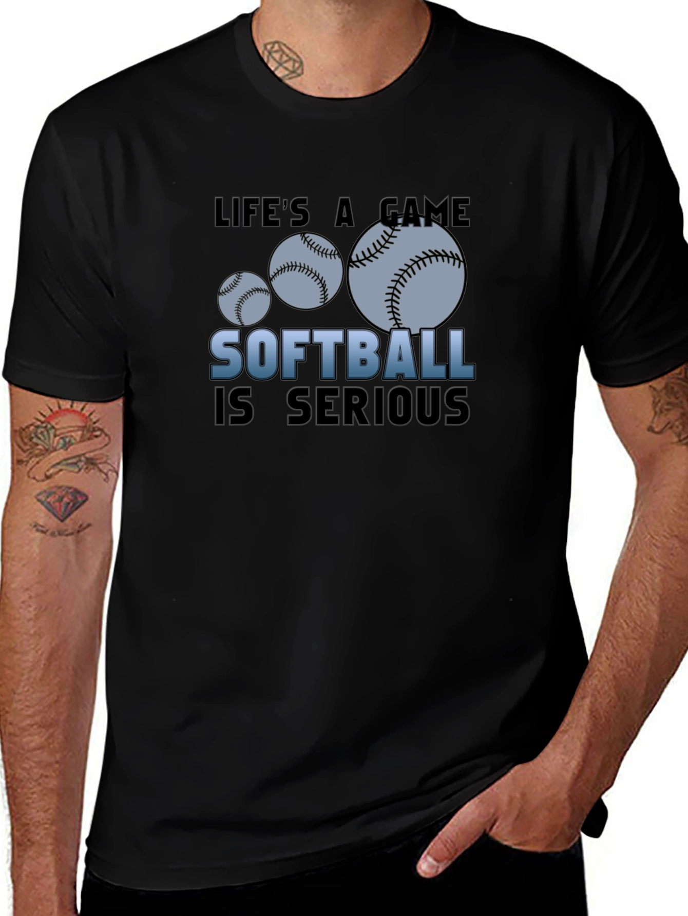 Softball is Serious Graphic Tee