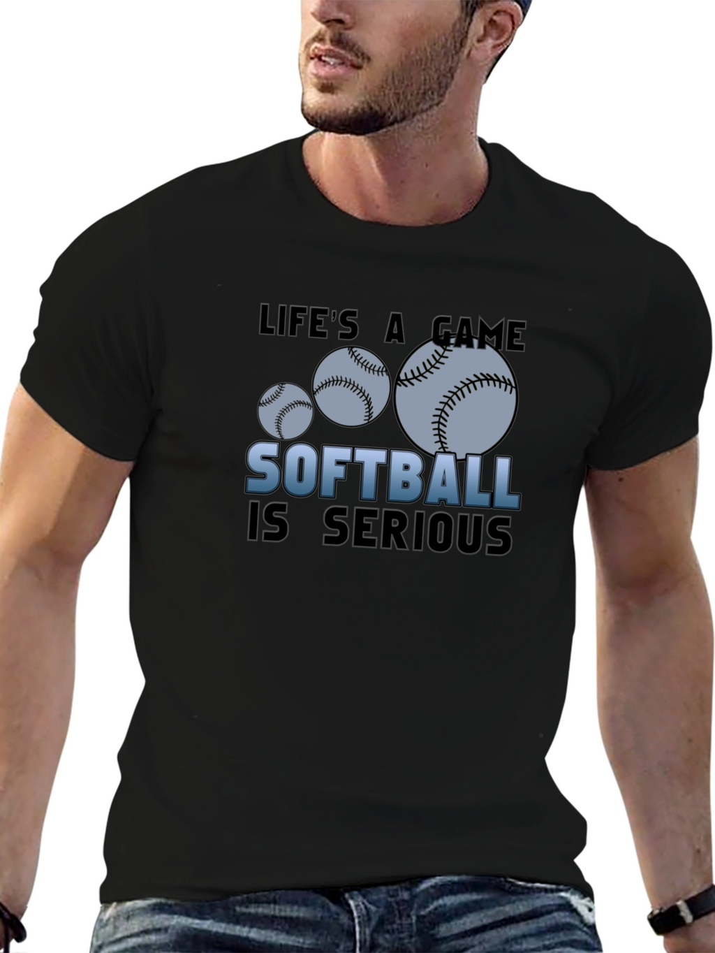 Softball is Serious Graphic Tee