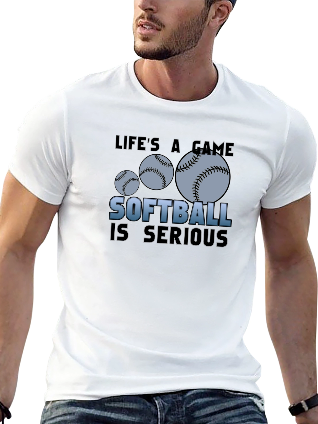 Softball is Serious Graphic Tee