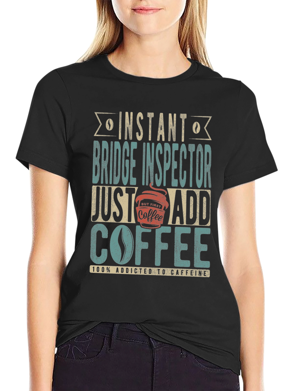 Instant Bridge Inspector Coffee Addict T-Shirt