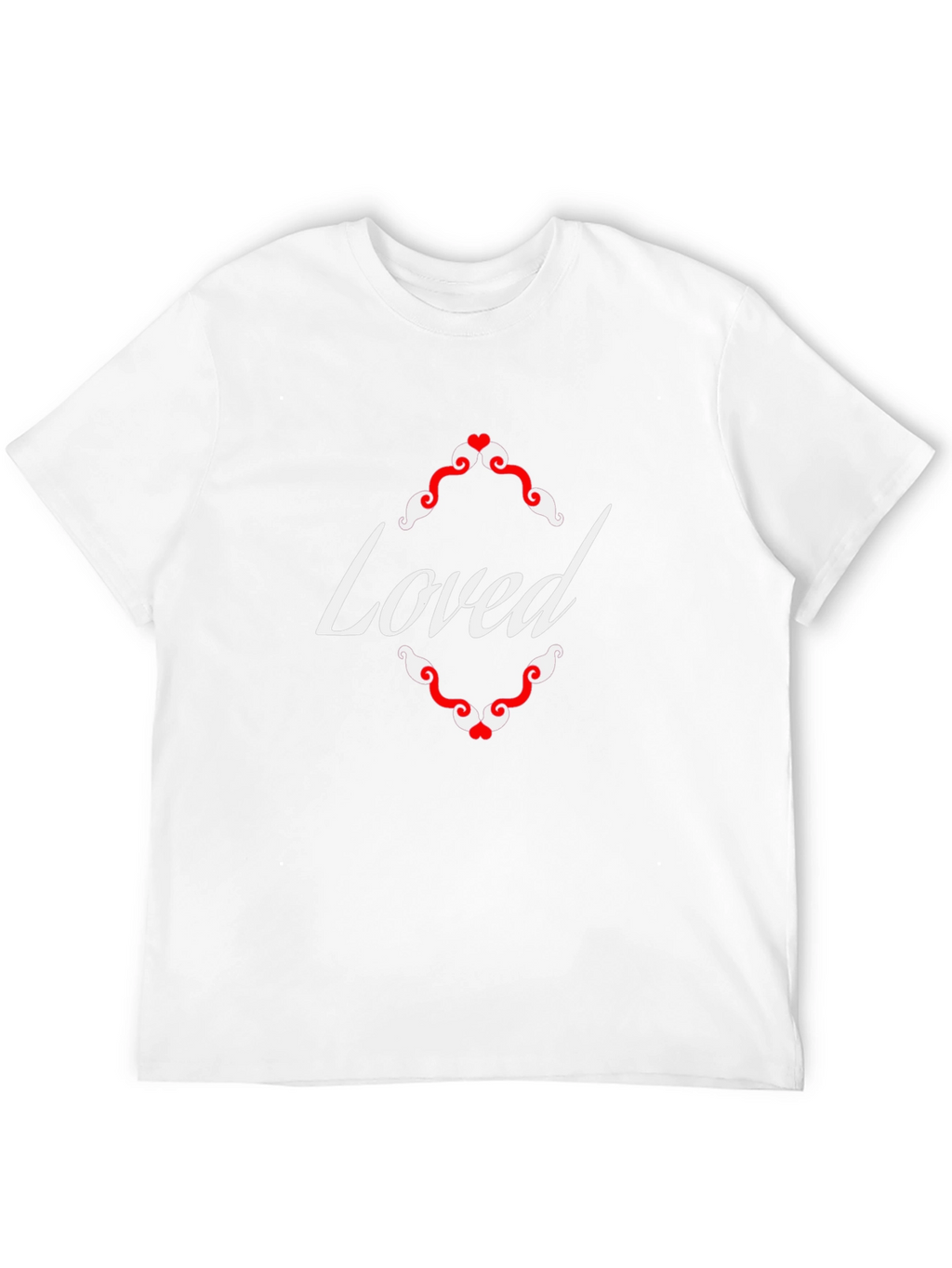 Loved Graphic Tee - Black Cotton T-Shirt