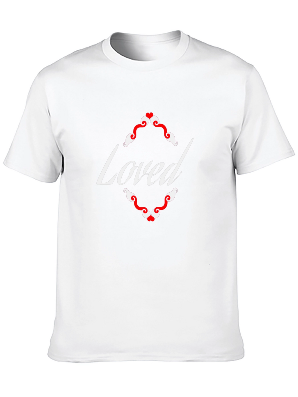 Loved Graphic Tee - Black Cotton T-Shirt