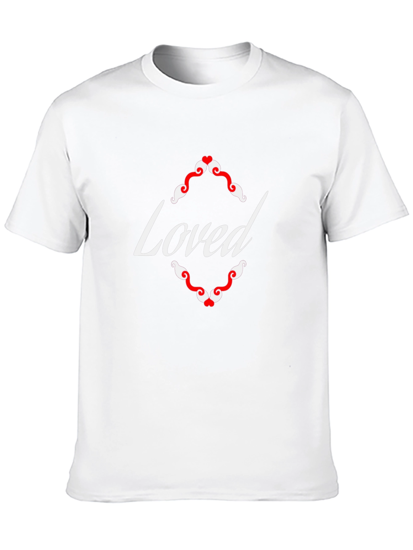 Loved Graphic Tee - Black Cotton T-Shirt