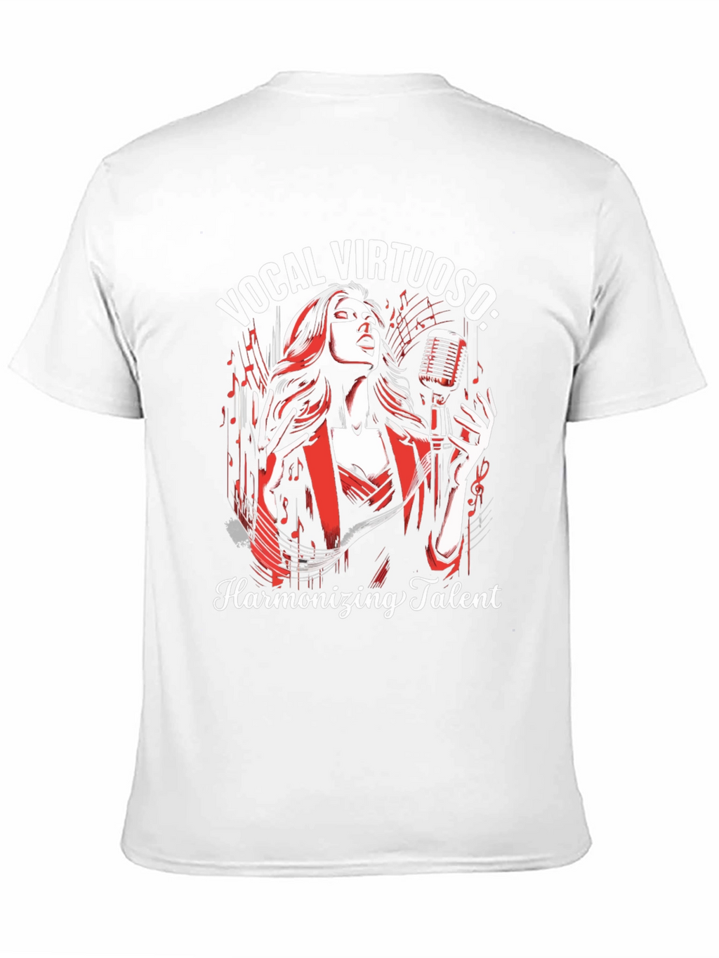 Vocal Virtuoso Harmonizing Talent Graphic T-Shirt