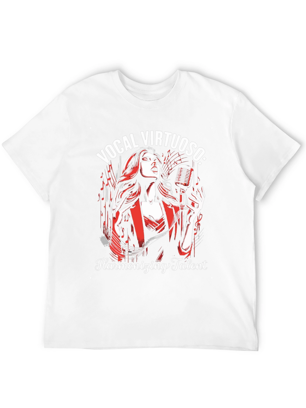 Vocal Virtuoso Harmonizing Talent Graphic T-Shirt