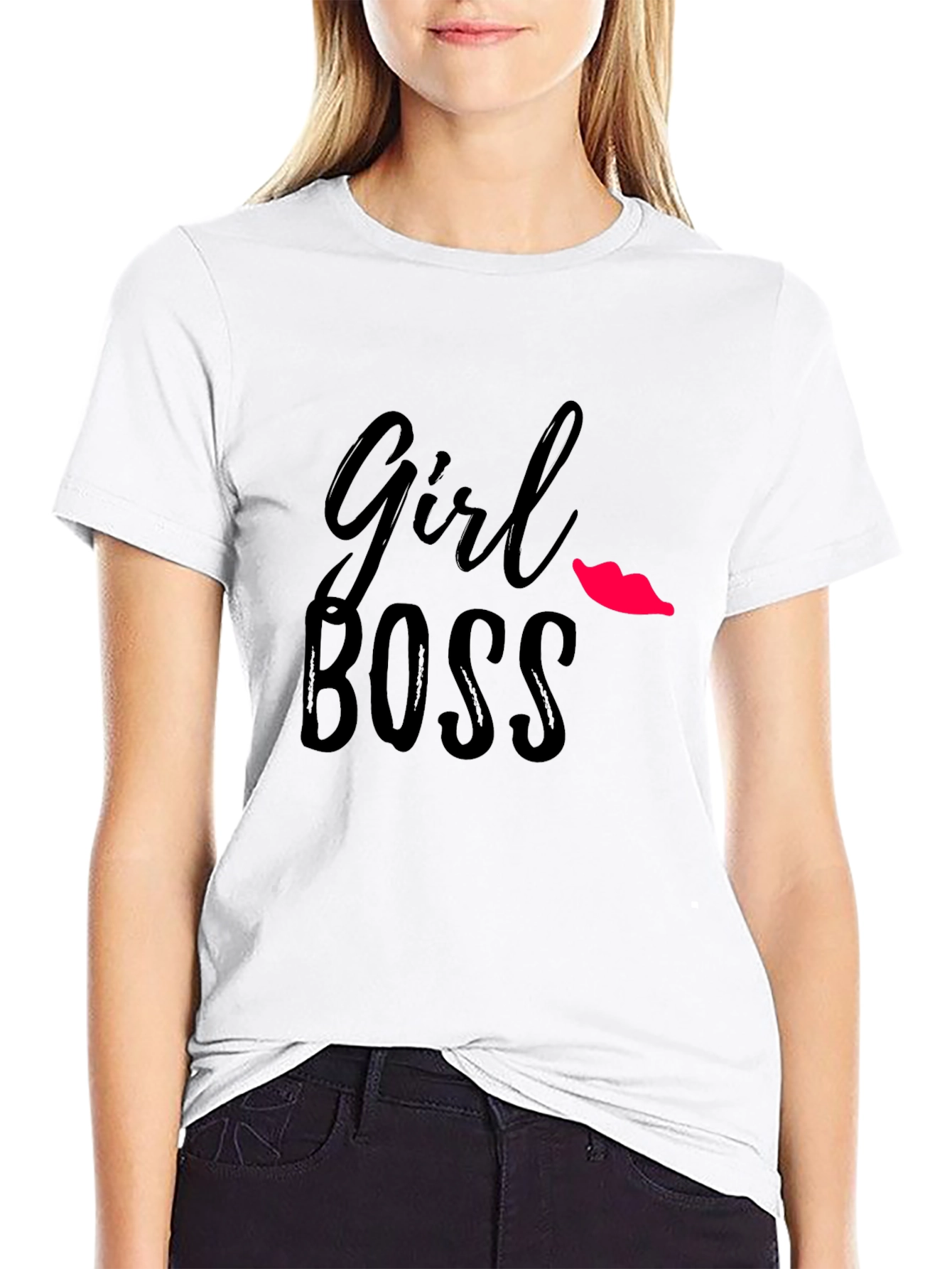 Girl Boss Graphic Tee - Black