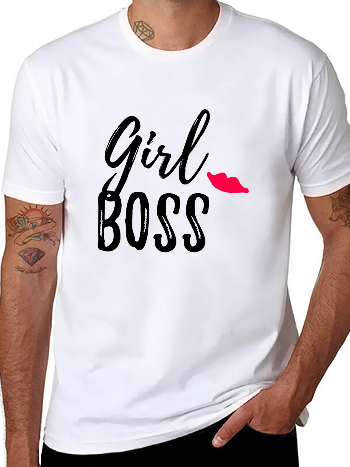 Girl Boss Graphic Tee - Black
