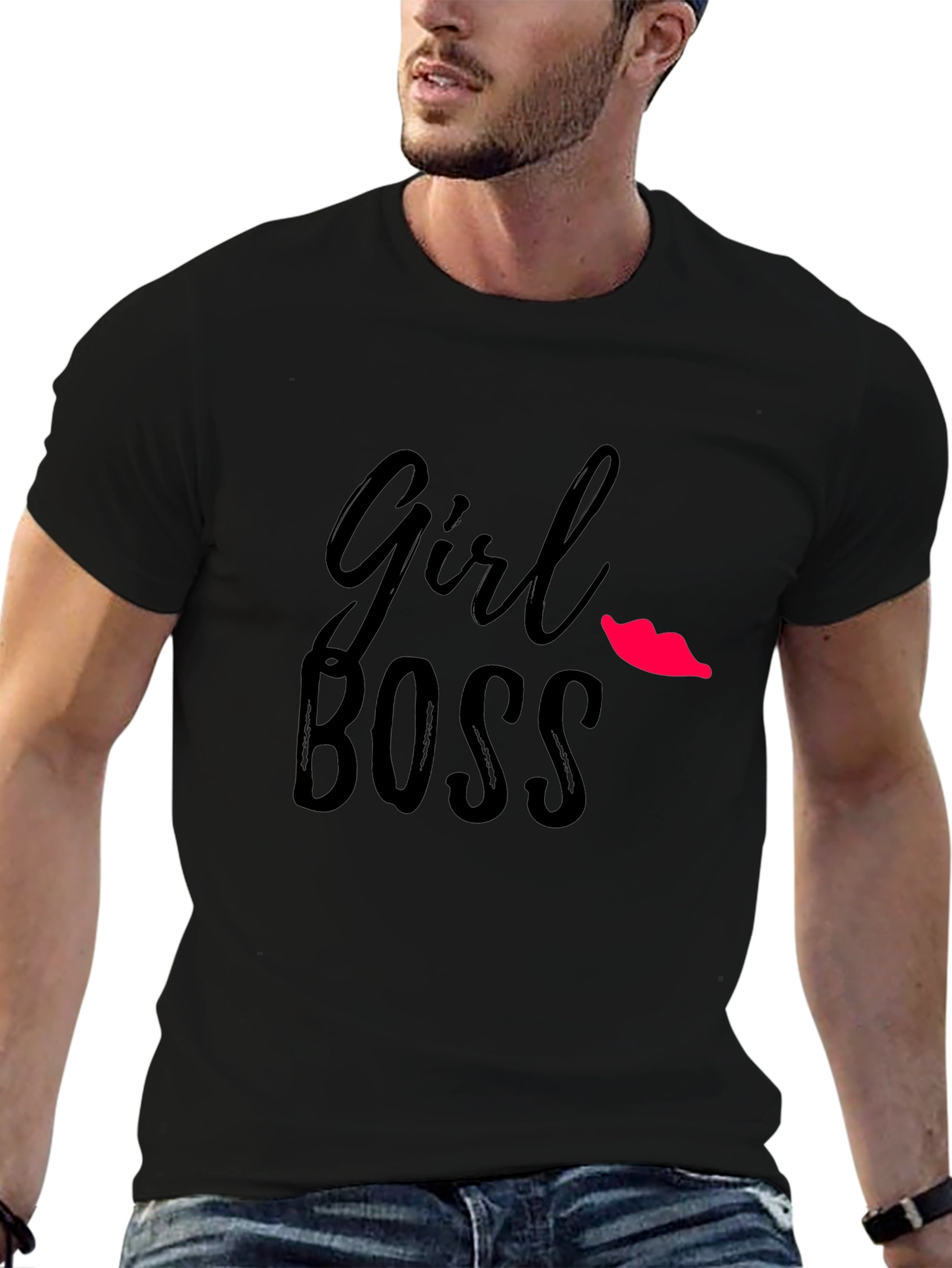 Girl Boss Graphic Tee - Black
