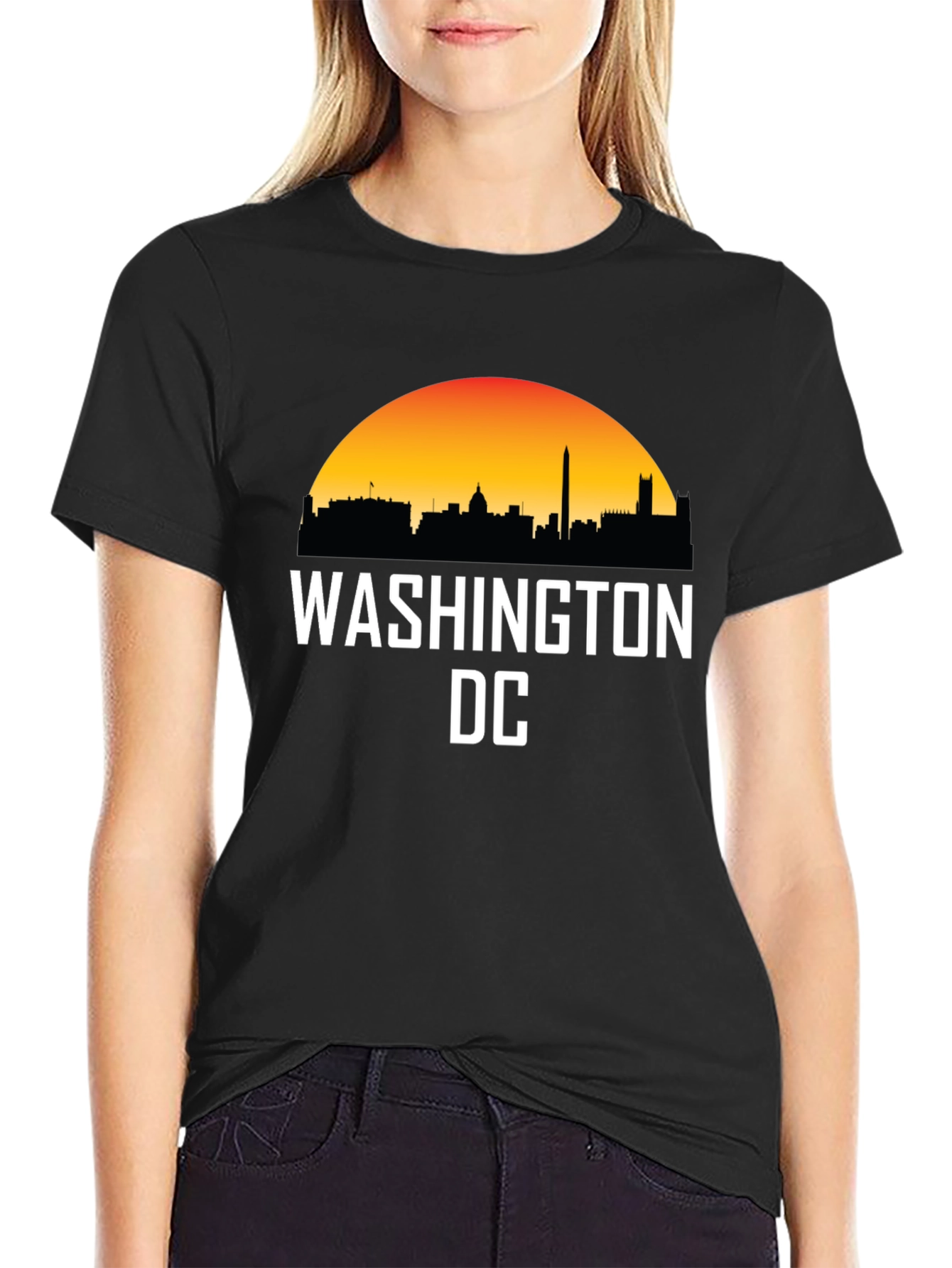 Washington DC Skyline Graphic T-Shirt