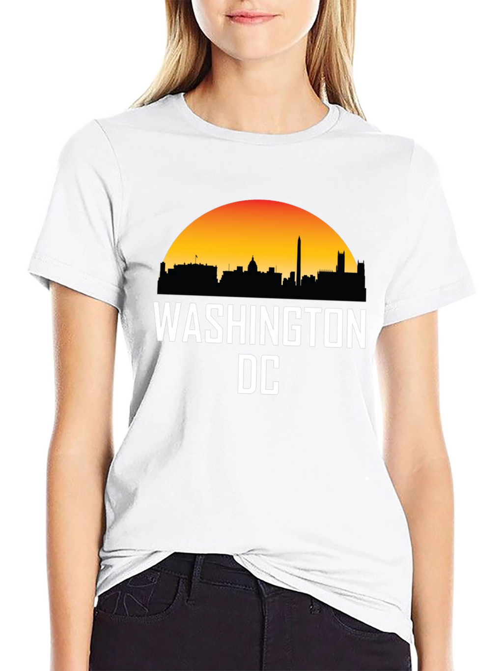 Washington DC Skyline Graphic T-Shirt