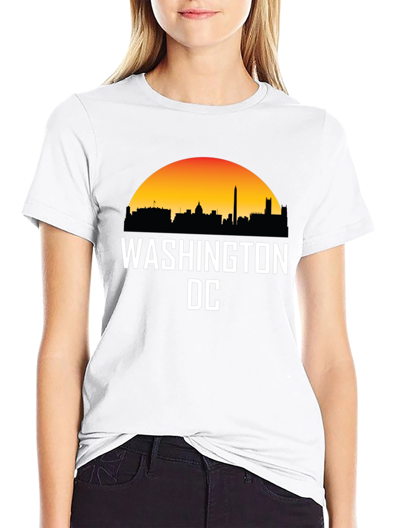 Washington DC Skyline Graphic T-Shirt