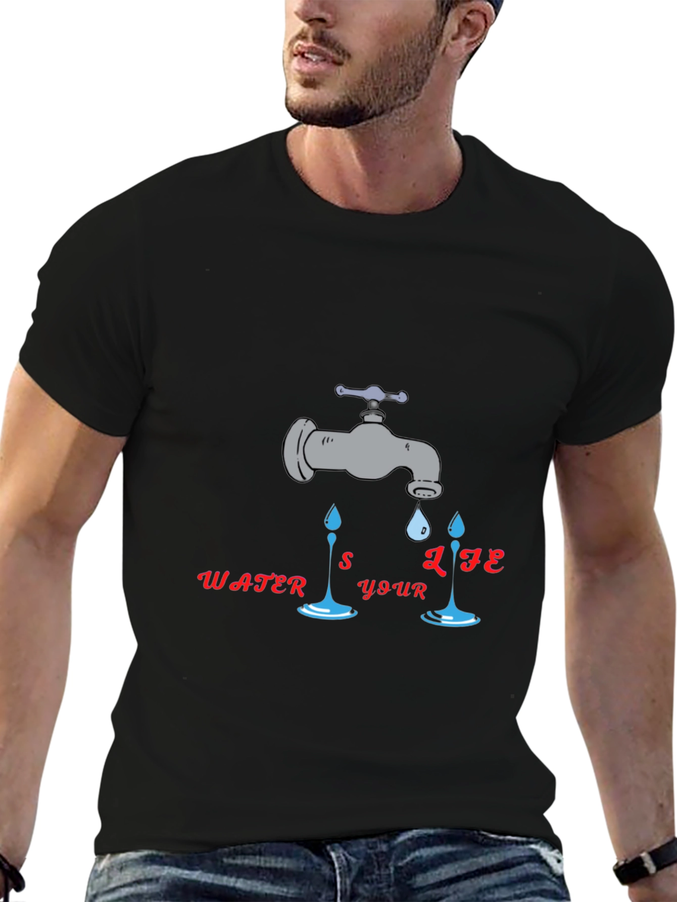 Water is Your Life Graphic T-Shirt